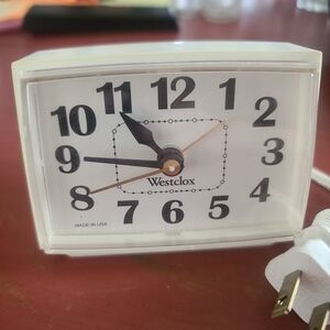 Vintage Westclox Alarm Clock Model 22090-22540 Made in USA "Working"